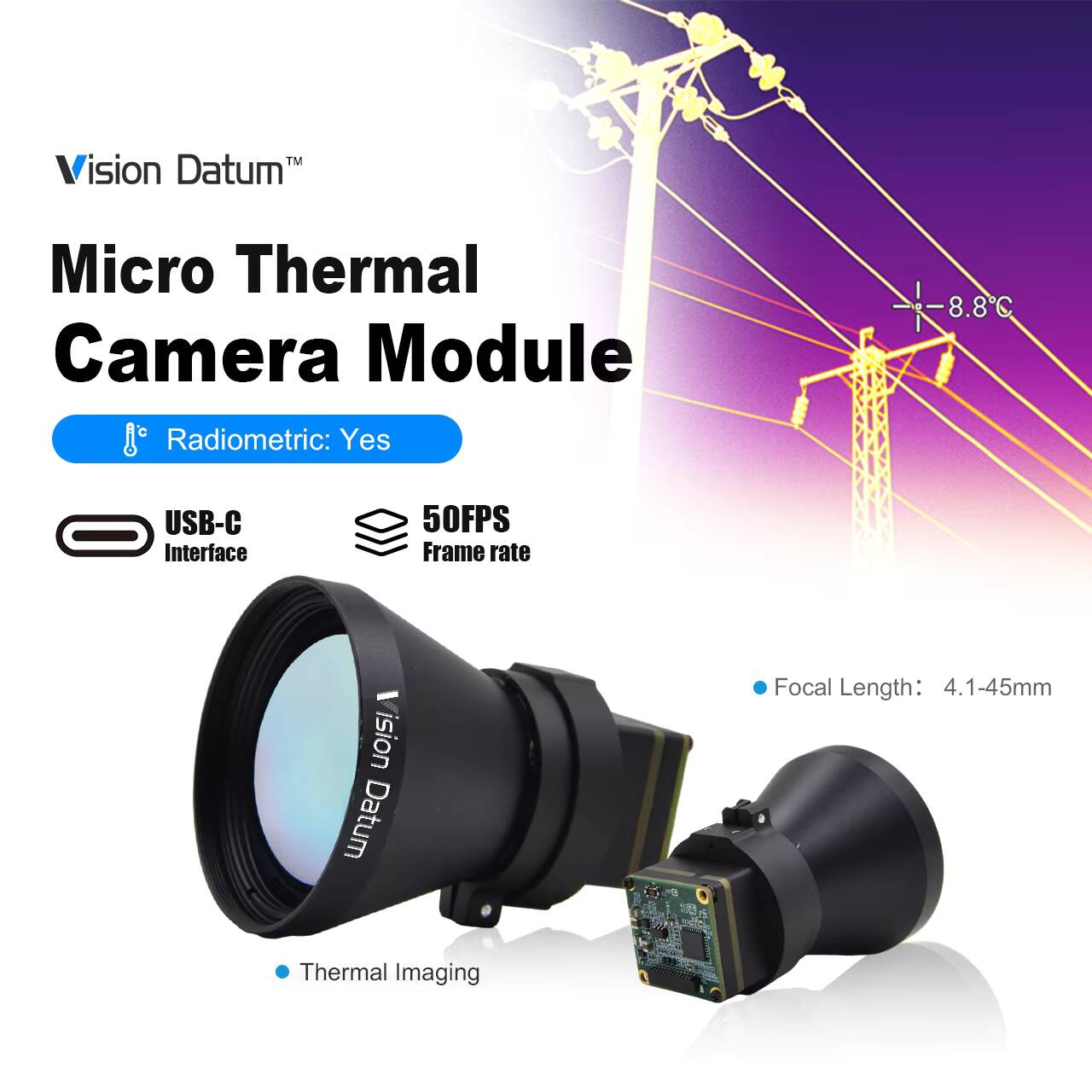 1280X1024 LWIR 12Um 비냉각형 El 50 - Thermal Imager Drone Gimbal 리뷰 및 가격